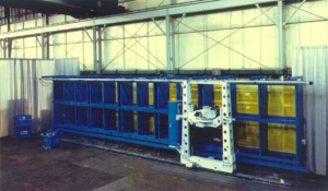 Pallet storage systems, pallet transfer systems, FMS systems